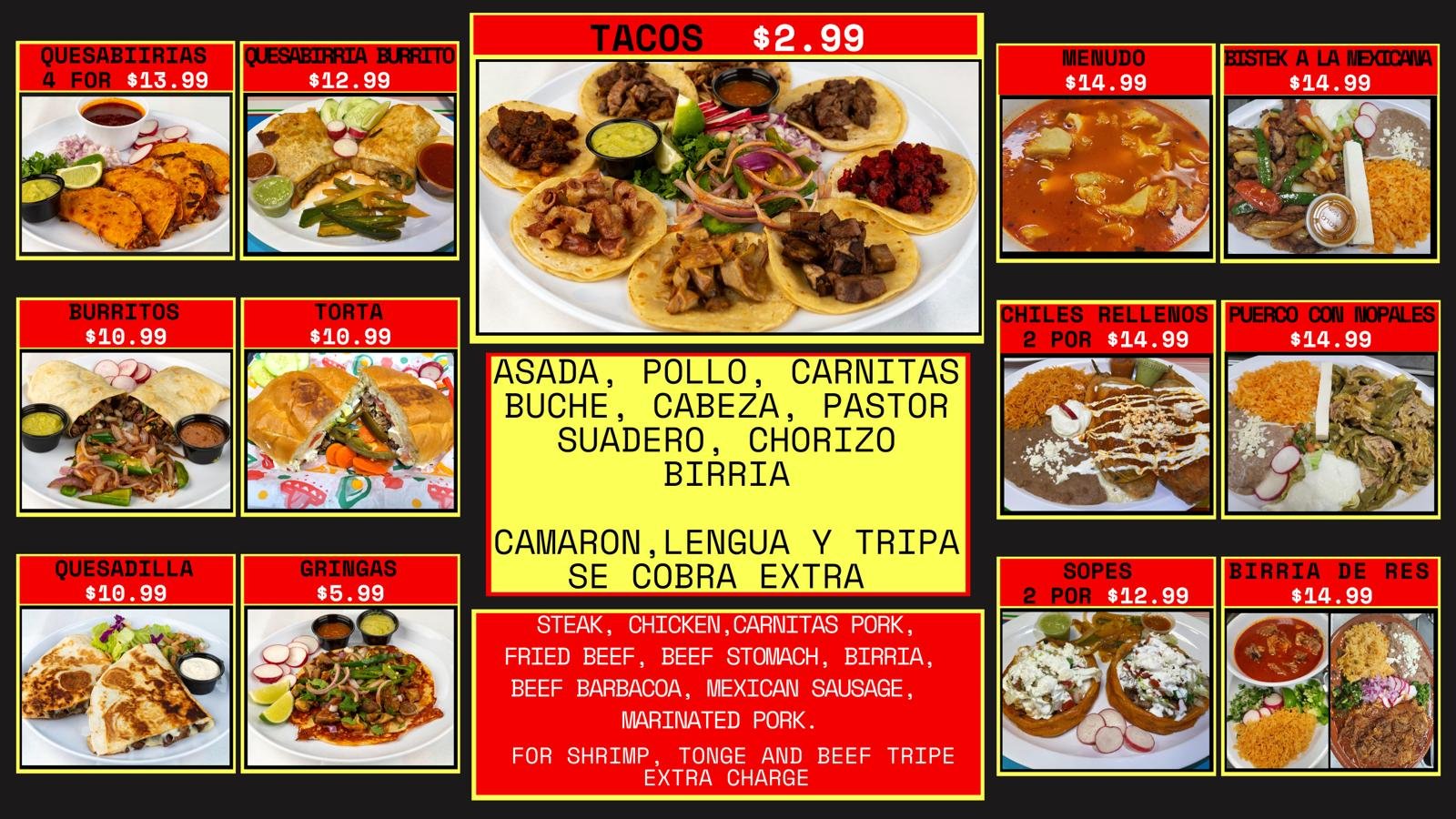 Order Pick Up - Taqueria Jalisco